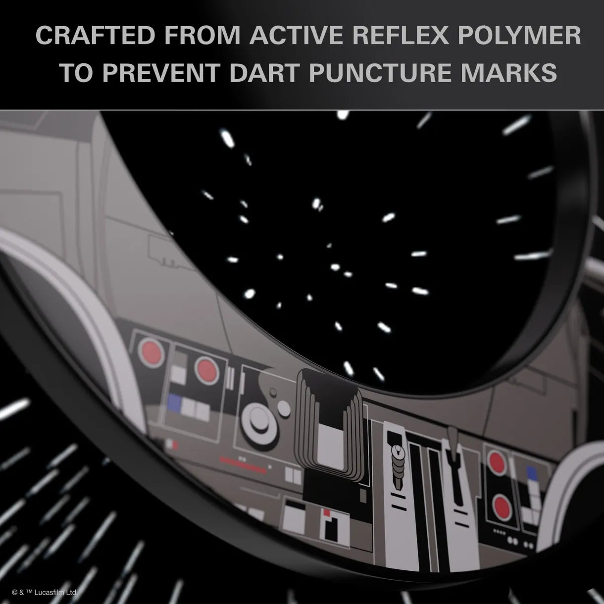 Target Star Wars Millennium Falcon Tor Steel Tip Dartboard And Surround Bundle