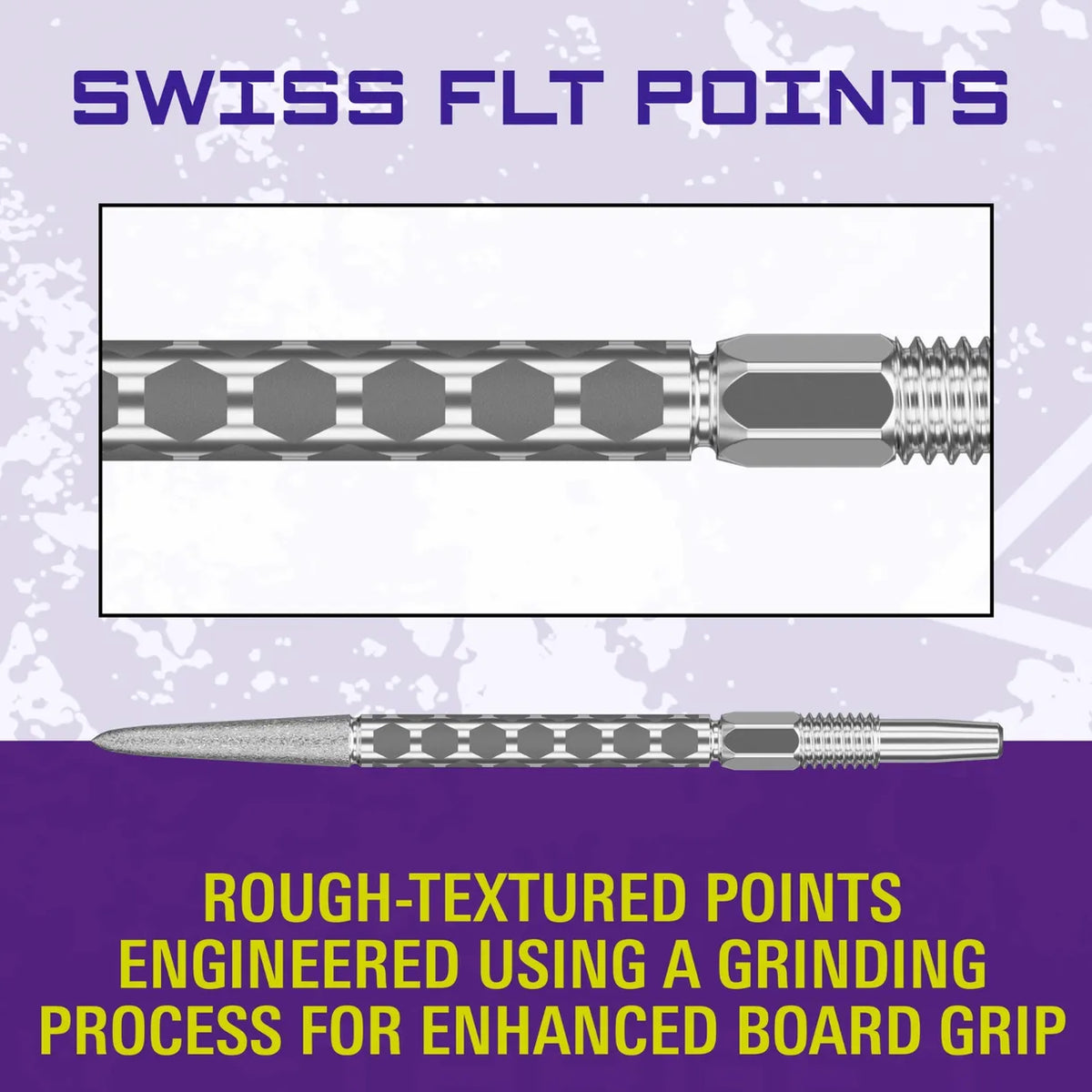 Target Swiss FLT Steel Point - Silver 35mm