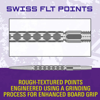 Target Swiss FLT Steel Point - Silver 35mm