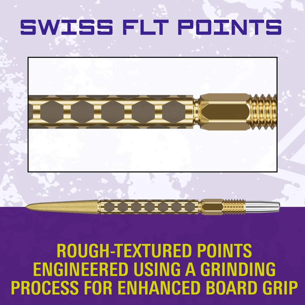 Target Swiss FLT Steel Point - Gold 30mm