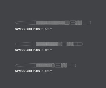 Target Swiss GRD Steel Point - Silver 30mm