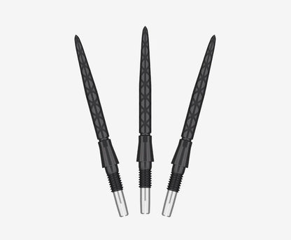 Target Swiss Storm Diamond Steel Point - Black 30mm