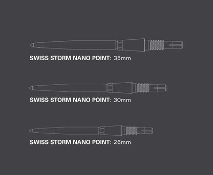 Target Swiss Nano Steel Point - Gold 30mm