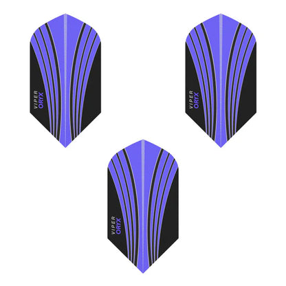 Viper V-100 Flights Oryx Slim Blue/Black Dart Flights