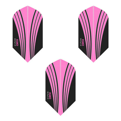 Viper V-100 Flights Oryx Slim Pink/Black Dart Flights
