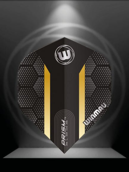 Prism Alpha Black & Gold Hexagon Extra Thick