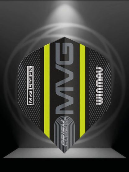 Prism Alpha MvG (Michael Van Gerwen) 2021 Black & Green Extra Thick