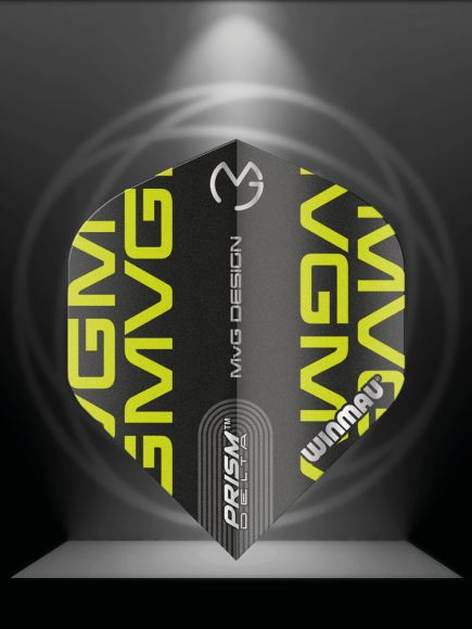 Prism Delta MvG (Michael Van Gerwen) 2021 Black Print Extra Thick