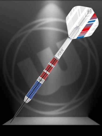 WINMAU Wilcats 24 gram Tungsten Darts Set met Flights en Stengels WINMAU Wilcats 24 gram Tungsten Darts Set met Flights en Stengels