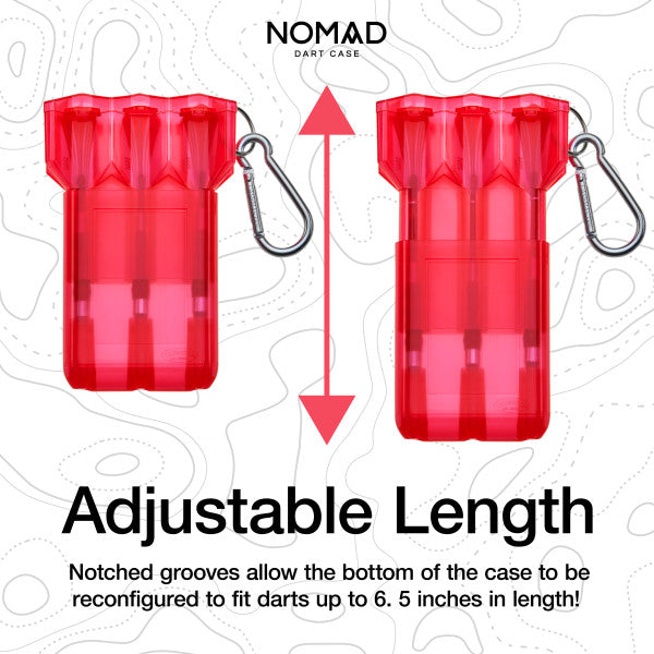 Casemaster Nomad Adjustable Dart Case Red