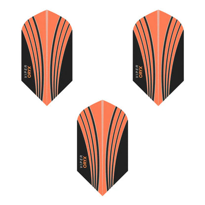 Viper V-100 Flights Oryx Slim Orange/Black Dart Flights