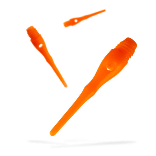 Viper Tufflex Tips III 2BA 100Ct Soft Dart Tips - Neon Orange