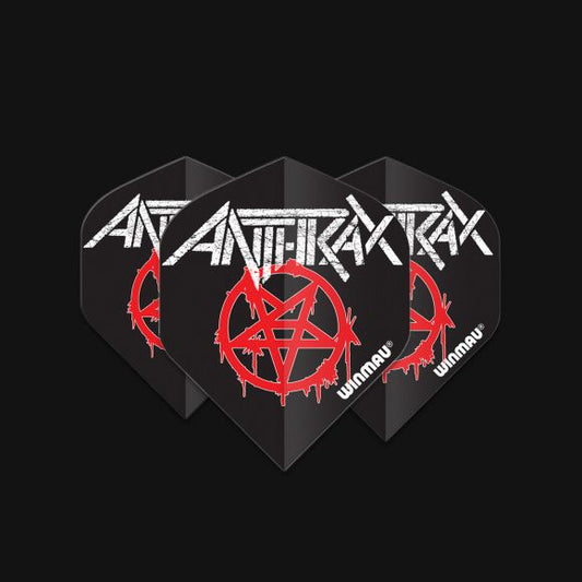 Winmau Rock Legends Anthrax Logo