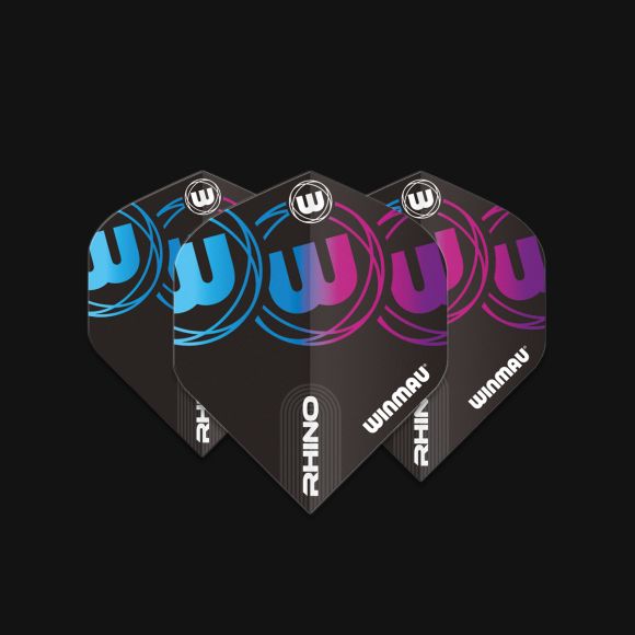Winmau Rhino Black, Blue & Purple Extra Thick Standard