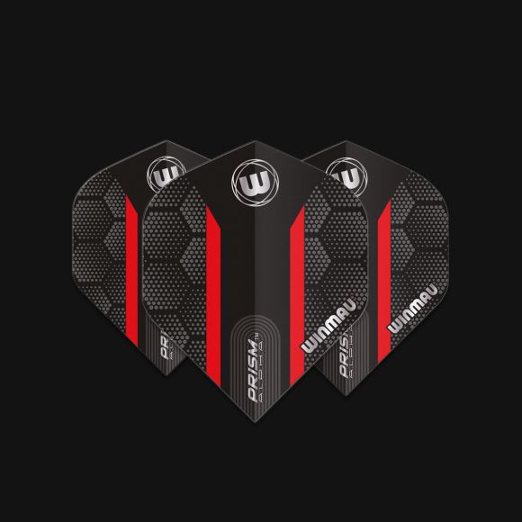 Prism Alpha Black & Red Hexagon Extra Thick