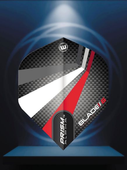 Prism Alpha Blade 6 Black, Red & White Extra Thick
