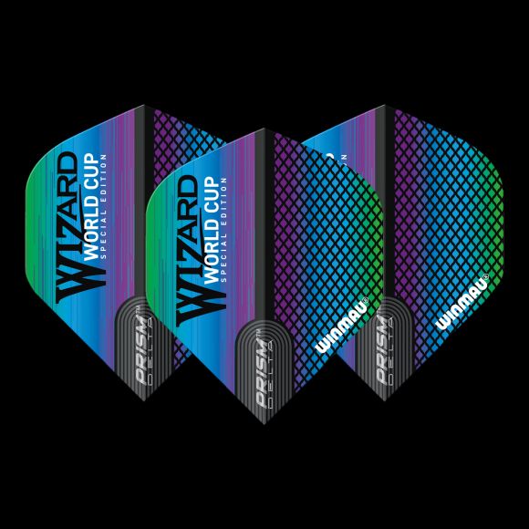 Winmau Specialist Players Prism Delta Wizard Rainbow Flight Standard
