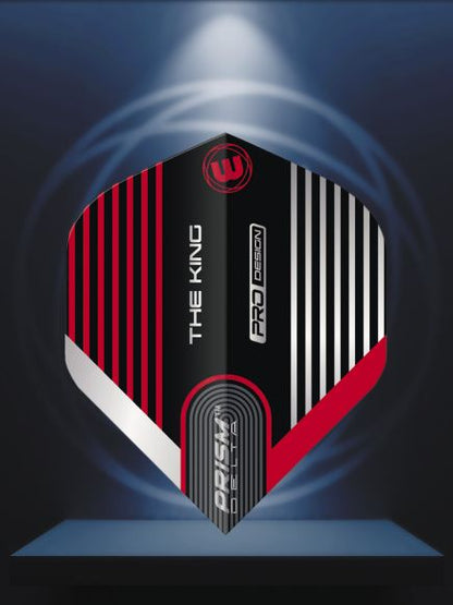 Winmau Specialist Players Prism Delta The King Stripe Flight Standard