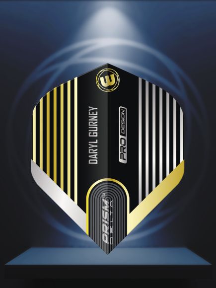 Winmau Specialist Players Prism Delta Daryl Gurney Black & Gold Flight Standard