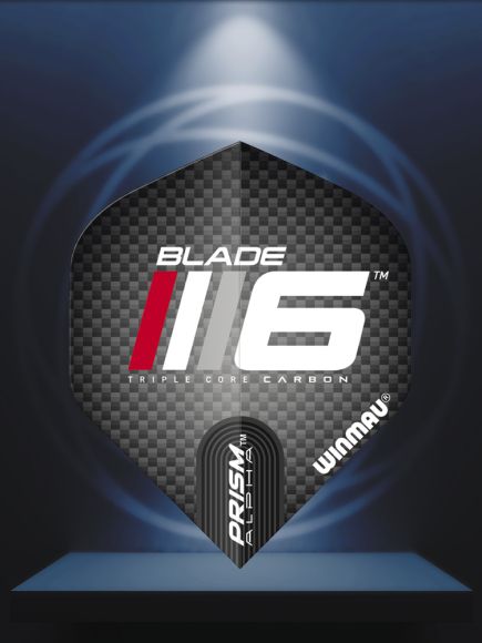 Prism Alpha Blade 6 Black & Red Extra Thick
