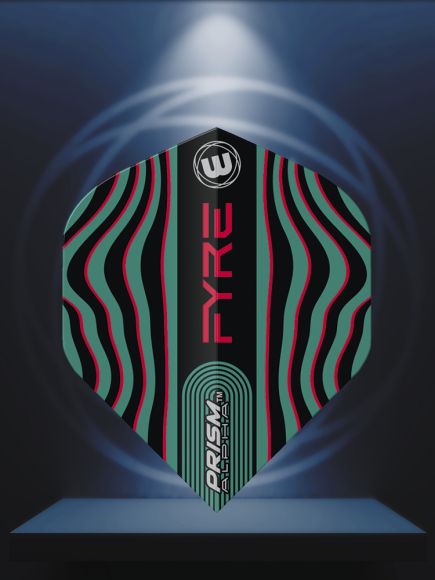 Prism FYRE Alpha Black, Turquoise & Red Extra Thick