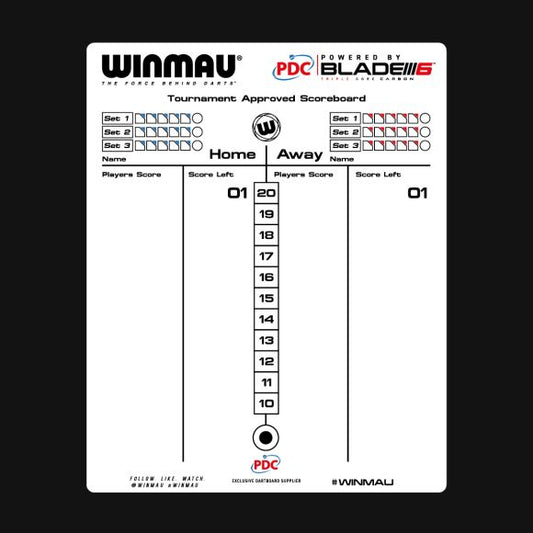 Winmau Dry Wipe Scoreboard