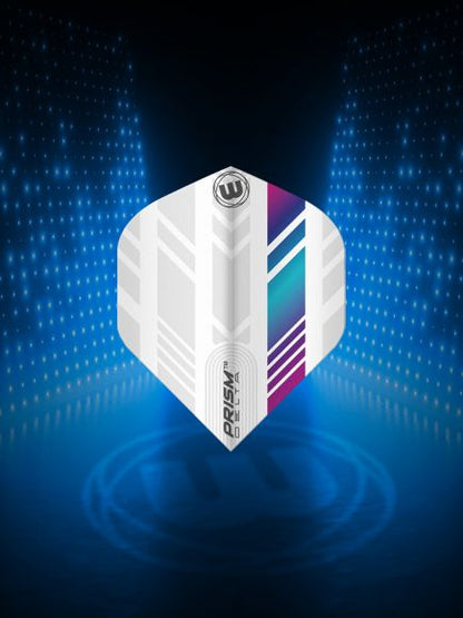 Prism Delta White & Rainbow Extra Thick